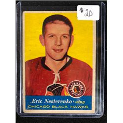 1957-58 Topps Hockey Card #24 Eric Nesterenko