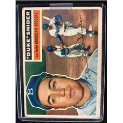 1956 Topps Set Break #150 - Duke Snider