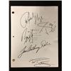 Image 1 : MURDER IN THE 1ST AUTOGRAPHED SCRIPT (IAN ANTHONY DALE,RAPHAEL SBARGE,TOM FELTON & MORE)
