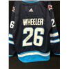 Image 1 : BLAKE WHEELER SIGNED JETS HOCKEY JERSEY (JSA COA)