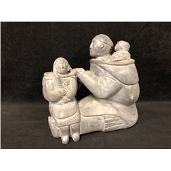 NATIVE INUIT SCULPTURE LOT (8")