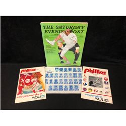 VINTAGE BASEBALL MEMORABILIA LOT