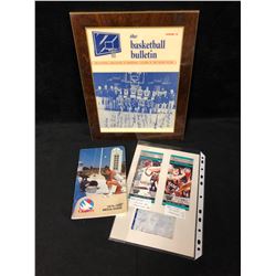 VINTAGE BASKETBALL MEMORABILIA LOT