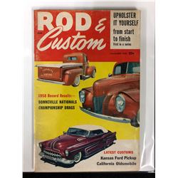 1958 ROD & CUSTOM CAR MAGAZINE