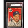 Image 1 : 1954 TOPPS #5 ED LOPAT (5 EX) KSA GRADED