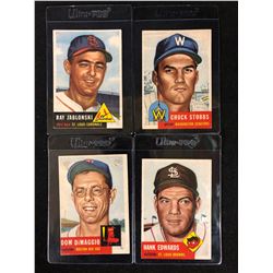 1953 TOPPS BASEBALL CARD LOT