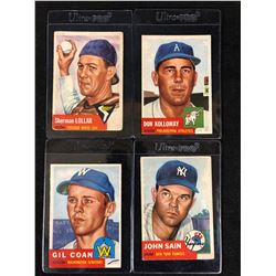 1953 TOPPS BASEBALL CARD LOT