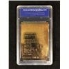 Image 2 : 1966 BLEACHERS 23 KARAT GOLD #7 MICKEY MANTLE LIMITED EDITION (10 GEM-MT) WCG