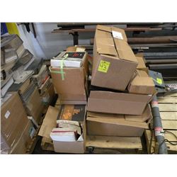 Pallet of shop manuals