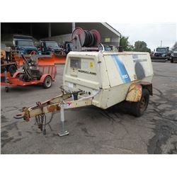 Ingersoll Rand air compressor, Hercules gas motor -SELLS NO TITLE,  unavble to verify hours turns ov