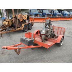 Ditch Witch Model 1020 walk-behind trencher, 11hp Honda motor w/trailer -SELLS NO TITLE