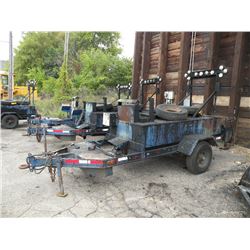 Tar pot on trailer -SELLS NO TITLE