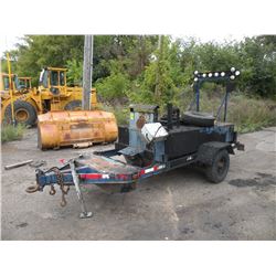 Tar pot on trailer -SELLS NO TITLE