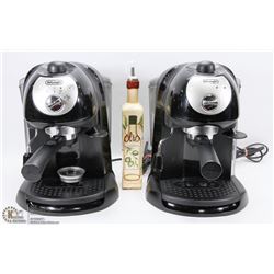 LOT OF 2 DELONGHI ESPRESSO COFFEE MAKERS