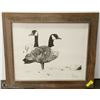 Image 1 : KELLY VOLLRATH 154/500 SIGNED FRAMED PEN SKETCH.