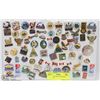 Image 1 : LOT OF 75 VARIOUS CANADIAN LAPEL PINS