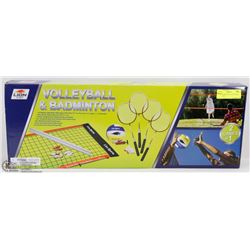 NEW BADMINTON / VOLLEYBALL SET IN BOX