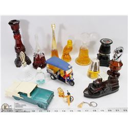 ESTATE LOT OF AVON COLOGNE COLLECTIBLES INCL 1955