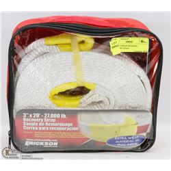 3"X20' - 27000LB ERICKSON RECOVERY STRAP.
