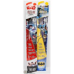 TWO NEW SKY DIAMOND 42" TALL KITES, BATMAN THEME