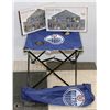Image 1 : NEW EDMONTON OILERS CAMPING TABLE IN BAG WITH