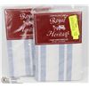 Image 1 : 2 NEW PAIRS OF (4) ROYAL HERITAGE PILLOW CASES