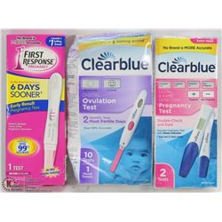 BAG OF PREGNANCY AND OVULATION TESTS