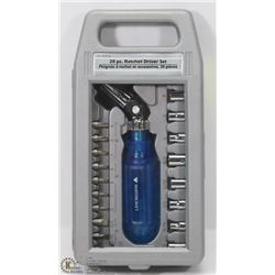 20 PC RATCHET DRIVER SET.