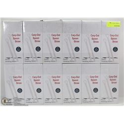 12 BOXES OF CARRY OUT SPOON STRAWS