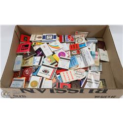 BOX OF ASSORTED VINTAGE MATCHES