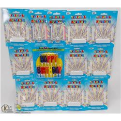 BUNDLE OF ASSORTED BIRTHDAY CANDLES