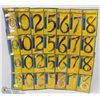 Image 1 : BUNDLE OF ASSORTED HOUSE NUMBERS