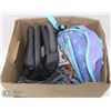 Image 1 : BOX W/ FROZEN BACK PACK, ROOTS LUNCH BAG & JEAN
