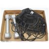 Image 1 : EXERCISE LOT INCLUDING TWO WEIGHTS, JUMP ROPE,
