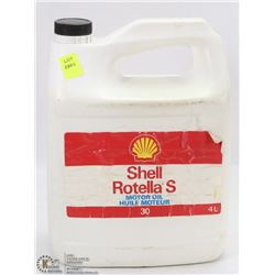 4L JUG OF SHELL ROTELLA S MOTOR OIL 30