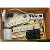 Image 1 : BOX OF POWER BARS & SURGE PROTECTORS