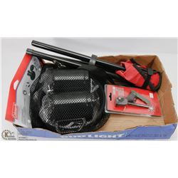 CAMPING LOT INCLUDES, NEW COLEMAN 2 PERSON