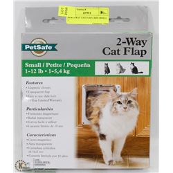 NEW 2-WAY CAT FLAP ( SIZE SMALL )