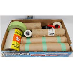 FLAT OF MASKING PAPER & VARIOUS TYPES OF TAPE