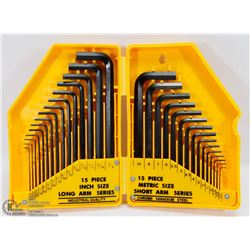 FULLER COMPLETE SAE & METRIC ALLEN KEY SET