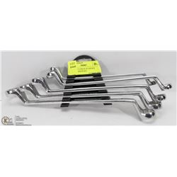 POWERFIST 5 PIECE 45' OFFSET BOXED WRENCH SET