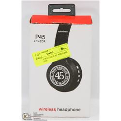 'FASHION BOUTIQUE 45'  WIRELESS HEADPHONE.