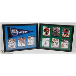 2 CONNOR MCDAVID FRAMED CARD PICTURES