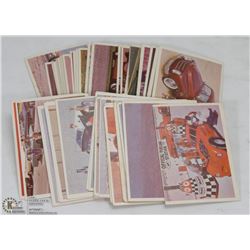 1965 DON RUSS SPEC SHEET RACING CARD SET