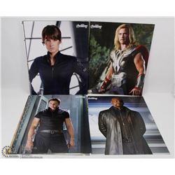 LOT OF 31 POSTER PICTURES MARVEL, STAR TREK, LORD