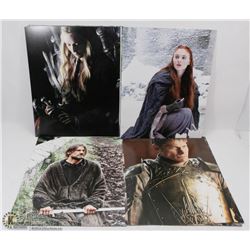 LOT OF 26 POSTER PICTURES INCLGAME OF THRONES
