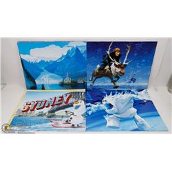 LOT OF 29 POSTER PICTURES INCL FROZEN, MY LITTLE
