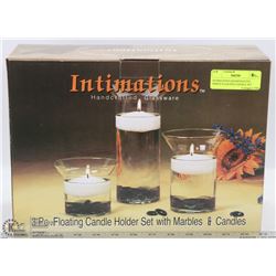 INTIMATIONS HANDCRAFTED 3PIECE FLOATING CANDLE SET