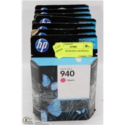 LOT OF 8 HP 940 INK CARTRIDGES