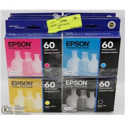 LOT OF 16 EPSON 60 INK CARTRIDGES